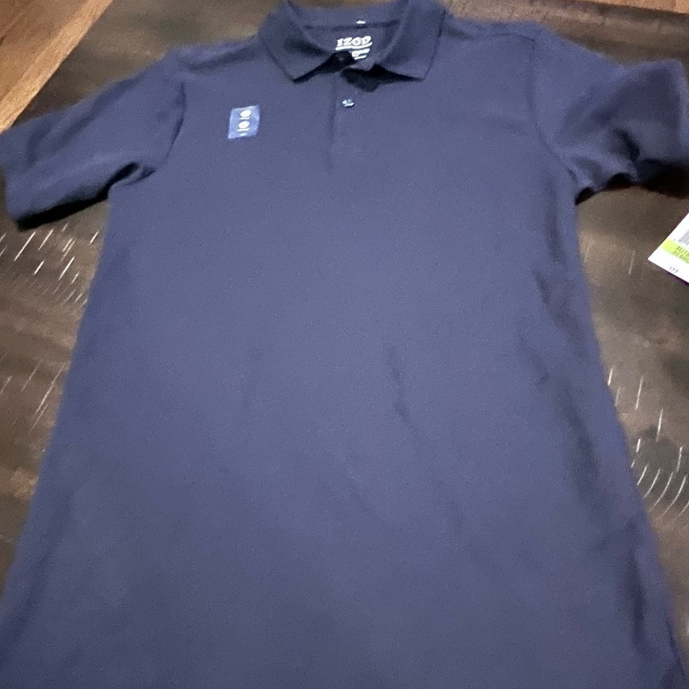 Izod Black Polo Shirt Boy’s size 18/20 New!